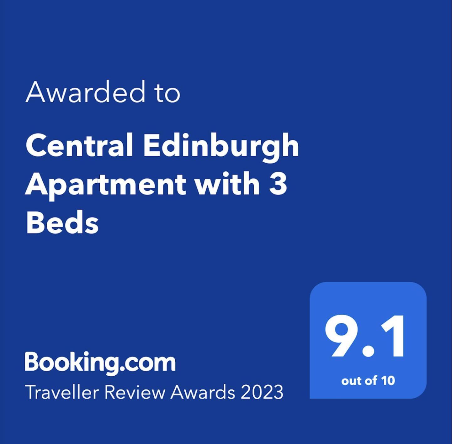 Traveller Award Winner 2024 - Edinburgh Apartment With 3 Beds ภายนอก รูปภาพ